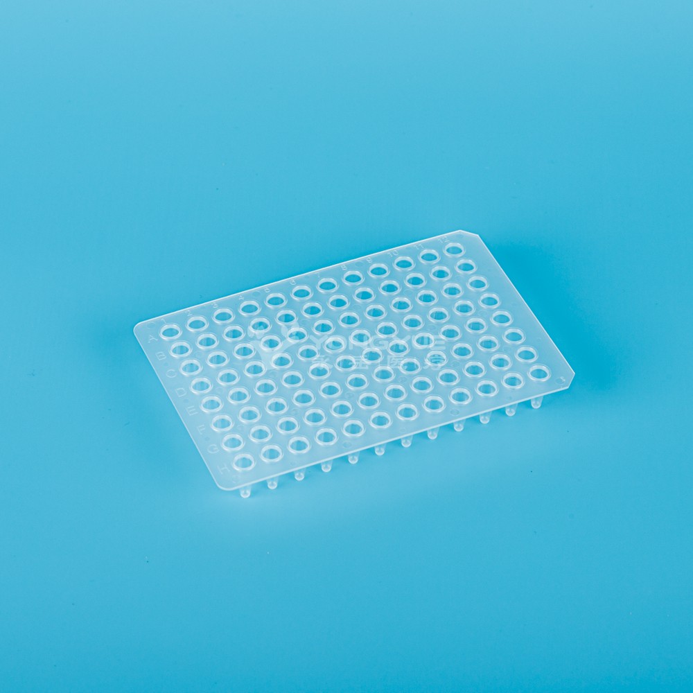 0.1ml 96孔PCR板 無裙邊 透明
